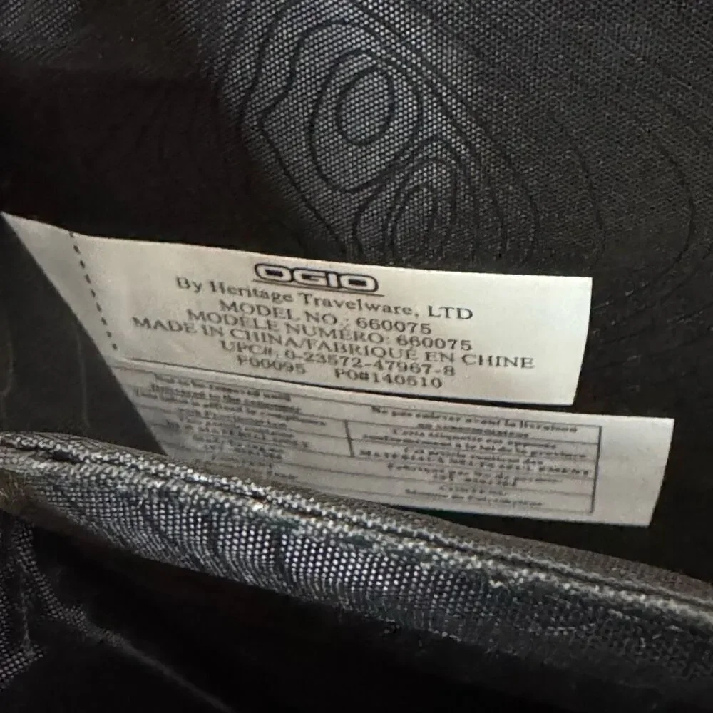 Ogio Top Handle Briefcase Storage Bag Black Buisness Portfolio Laptop Travel